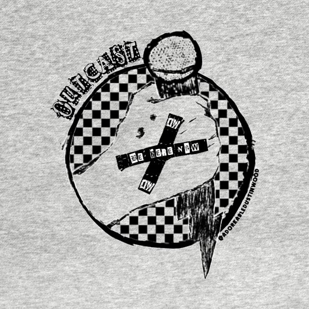 Outcast Checker Black Logo by adorkabledustinwood